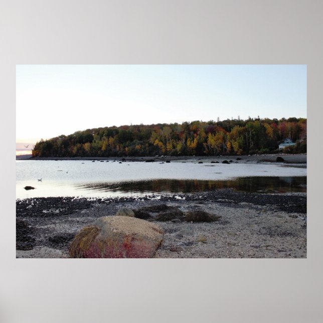 Póster Bar Harbor Maine Waterscape (Frente)