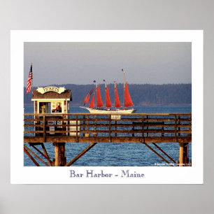 Póster Bar Harbour - Maine