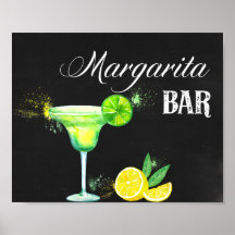 Bar Margarita com fundo preto