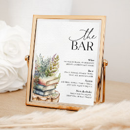 Poster Bar Menu Storybook Chá Sinal
