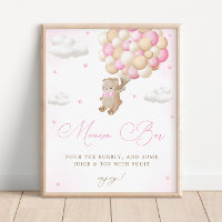 Bar Mimosa, Chá de fraldas Rosa, Urso Vermelho