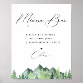 Poster Bar Mimosa da Floresta Florestal