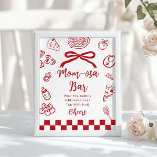 Poster Bar Momosa Bow Caprichoso Pizza Italiana