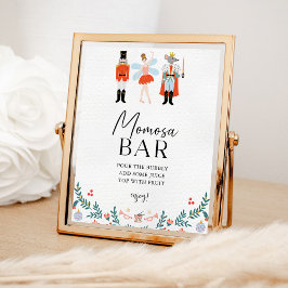 Poster Bar Momosa Chá de fraldas de Natal