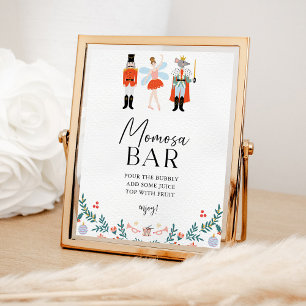 Poster Bar Momosa Chá de fraldas de Natal