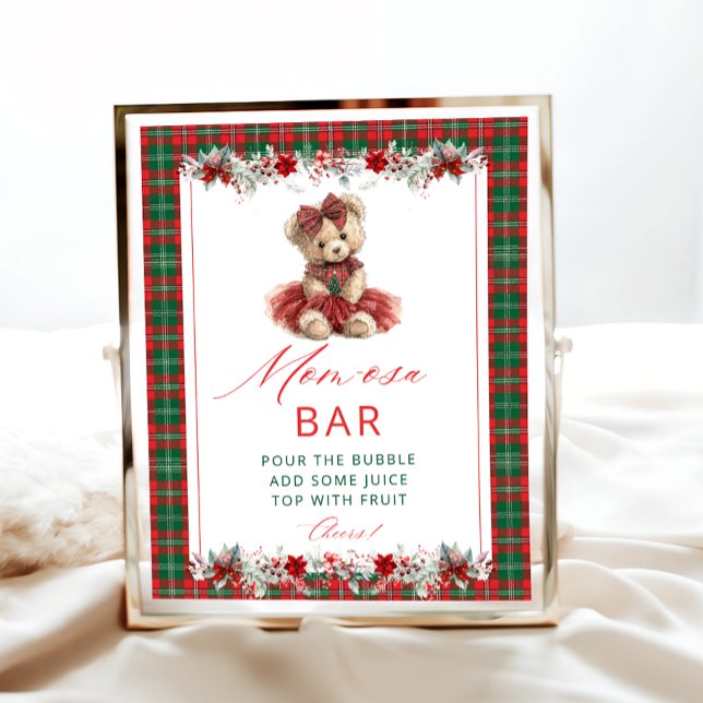 Poster Bar Momosa, Chá de fraldas de Urso Bonito (Criador carregado)