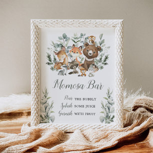 Poster Bar Momosa Eucalyptus Woodland Baby