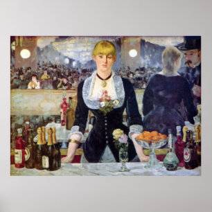 Póster Bar no Folies-Bergere por Edouard Manet
