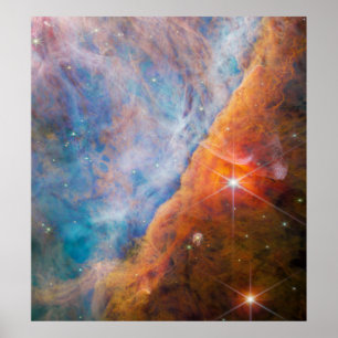 Poster Bar Orion colorido Orion Nebula JWST