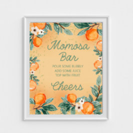 Poster Bar Pequeno Cutie Orange Momosa