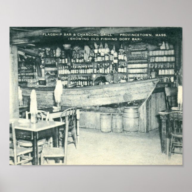 Póster Bar, Provincetown, MÃE Vintage (Frente)