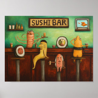 Poster Bar Sushi