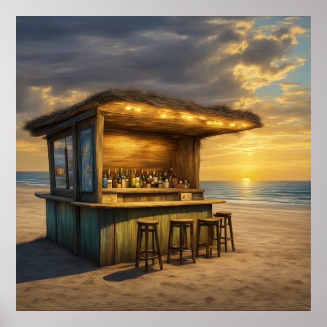 Poster Bar Tiki - 4 - (Frente)