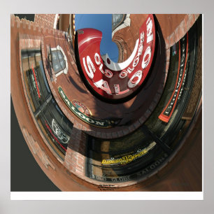 Póster Bar velho do globo, Carson City, Nevada