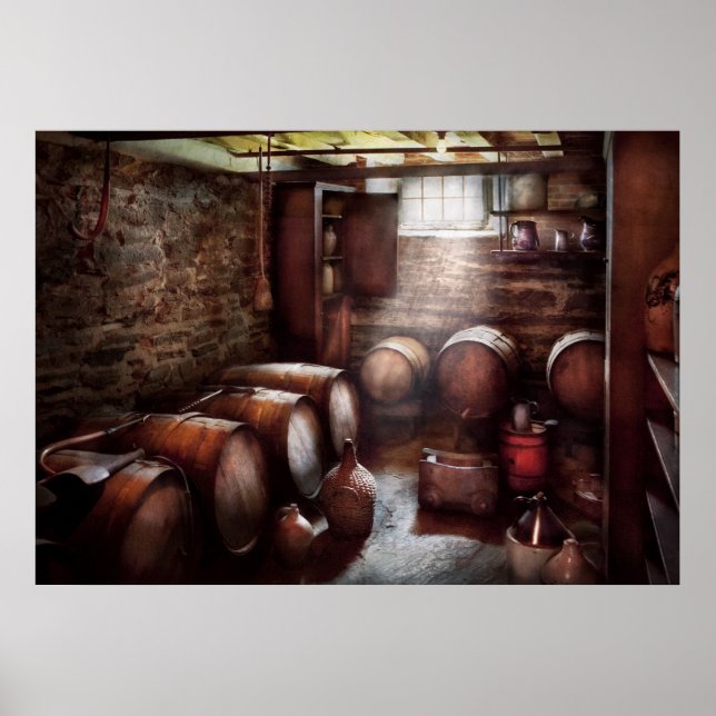 Póster Bar - Vinho - A Adega (Frente)