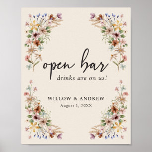 Poster Bar Vintage Boho