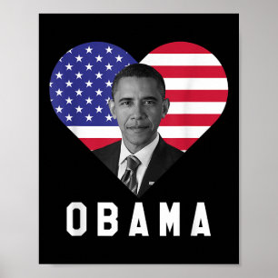 Poster Barack Obama 44 dos EUA Presidente I Love Obama