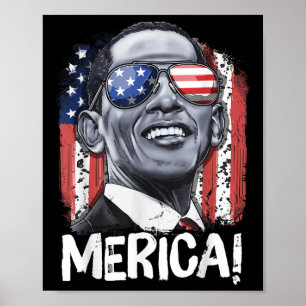 Poster Barack Obama 4 De Julho Homens Da Merica Mulheres 