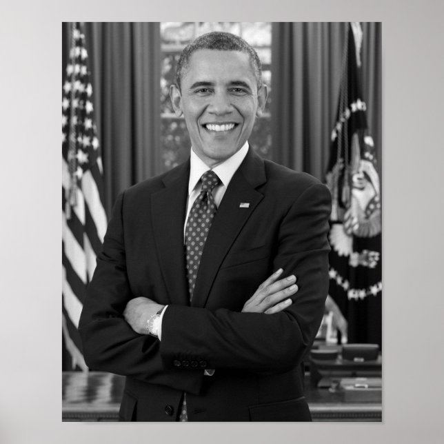 Poster Barack Obama Retrato - 2012 (Frente)