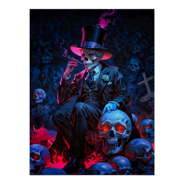 Póster Barão da Vida Após a Morte, Barão Samedi (Frente)