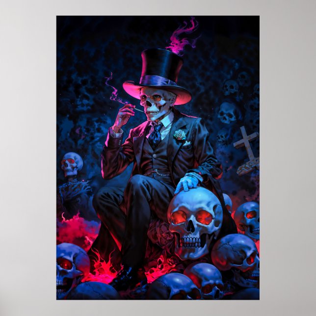 Poster Barão da Vida Após a Morte, Barão Samedi (Frente)