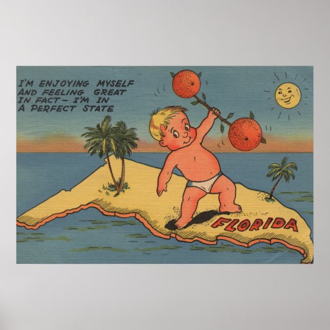 Póster Barão das Laranjas que Levanta Crianças (Frente)