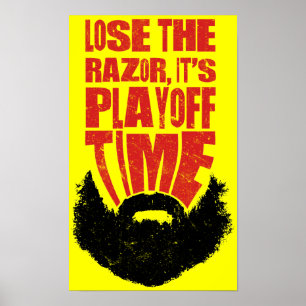 Póster Barba da eliminatória do hóquei
