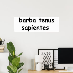 Poster barba tenus sapCara