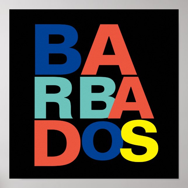 Poster Barbados (Frente)