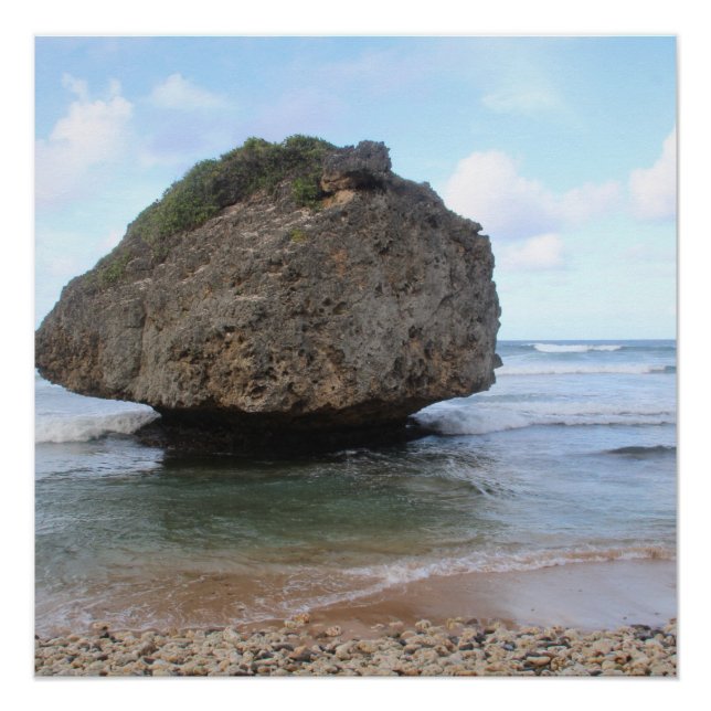 Póster Barbados Big Rock em Bathsheba (Frente)
