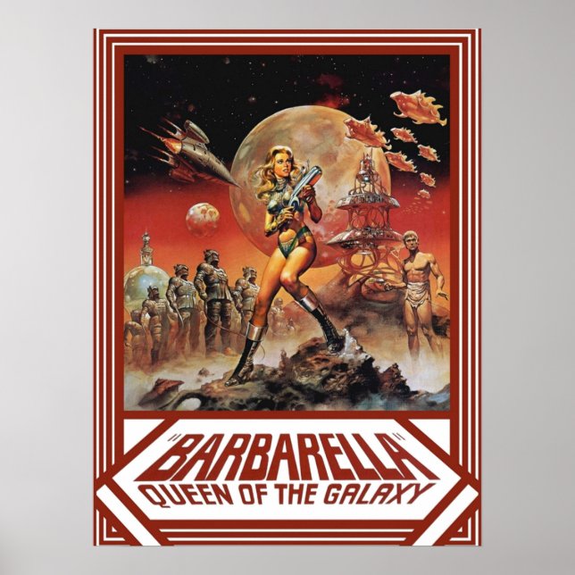 Poster Barbarella 1968 (Frente)