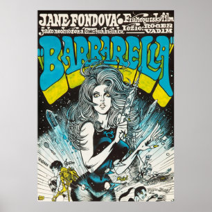 Poster Barbarella Vintage Filme Tcheco