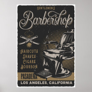 Poster Barbearia Cavalheiros