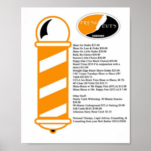 Poster Barbearia de Jasen Sousa