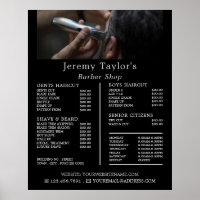 Barbearia Preço da Navalha Elétrica, Lista de Preç