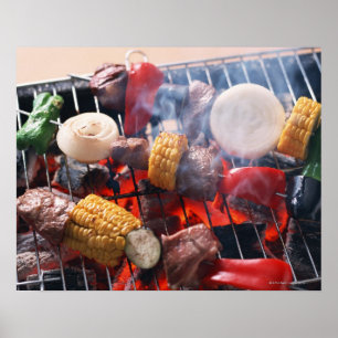 Póster Barbecue