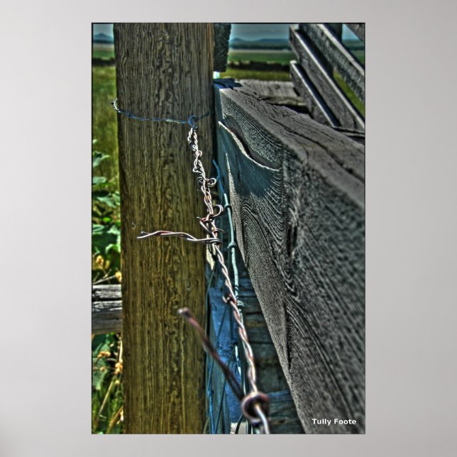 Póster Barbed Wire (Frente)