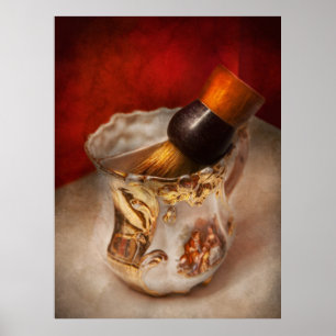 Póster Barbeiro - barbeando - a beleza de barbering