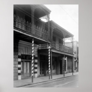 Póster Barbeiro de Nova Orleães, os anos 30