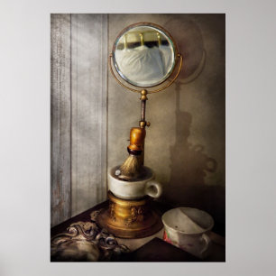 Póster Barbeiro - o shave da manhã