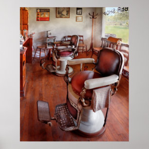 Póster Barbeiro - tenha por favor um assento
