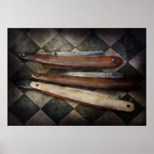 Póster Barber - A Razor