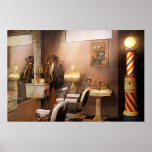 Poster Barber - Barbeiro do porão