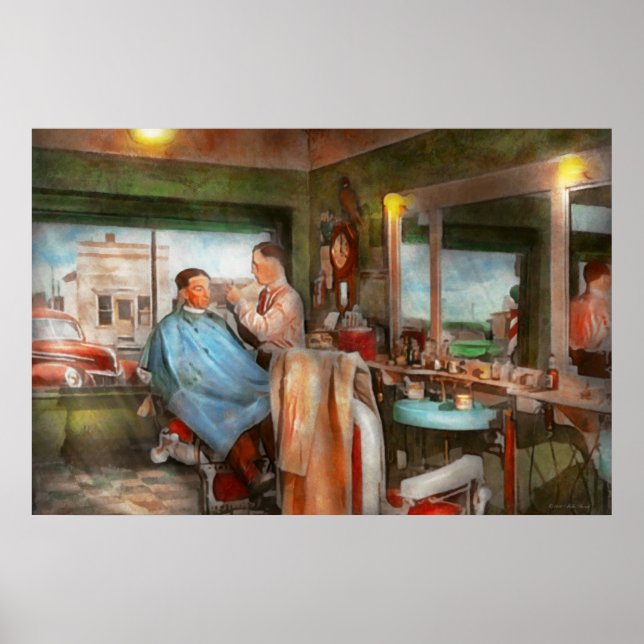 Póster Barber - Obtendo um aparato 1942 (Frente)