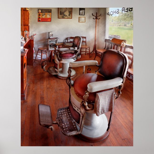 Póster Barber - Por favor, sente-se (Frente)