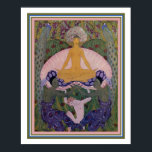 Poster Barbier Art Deco "O Nascimento de Vênus" 16x20<br><div class="desc">Impressão de Arte Colorida de George Barbier intitulado "O Nascimento de Vênus"</div>