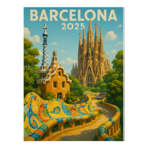 Póster Barcelona 2025 - Onde Os Sonhos Tomam Forma