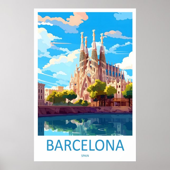 Poster Barcelona 8 (Frente)