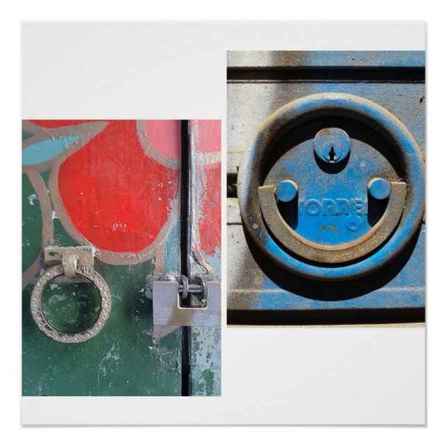 Póster Barcelona Door Knockers, No. 001 (Frente)