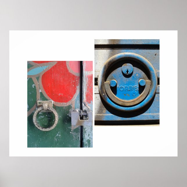 Poster Barcelona Door Knockers, No. 001 (Frente)
